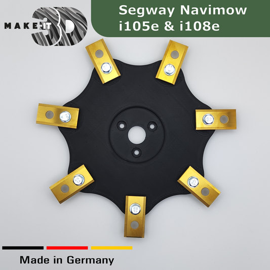 7 Klingen Messerscheibe Segway i105e & i108e Navimow Messerteller